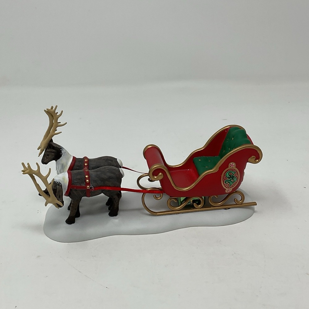 Dept 56 Magic Of Christmas Santa's Magic Sleigh Snow Village Dickens North Pole